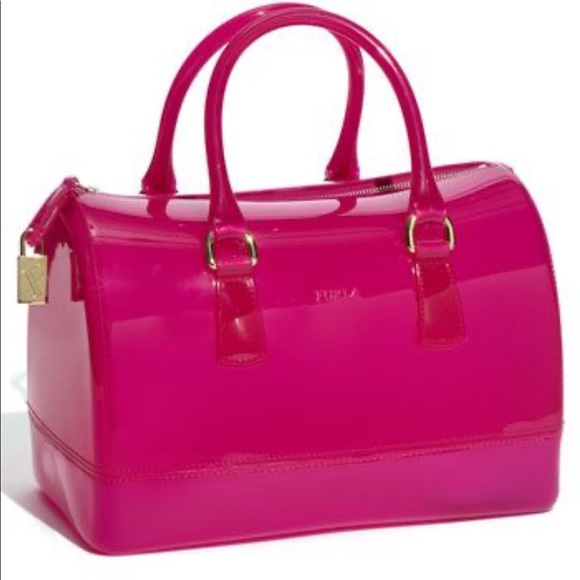 Furla Handbags - FURLA candy bag  dragon fruit color